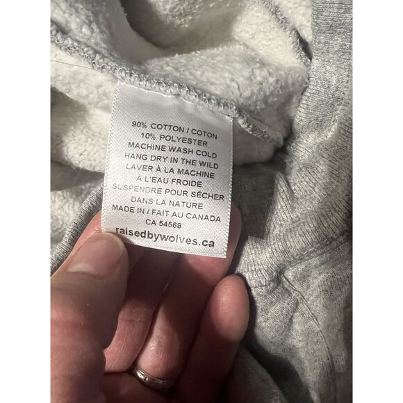 Raised by Wolves Pants men's  Medium, Sweatpant Joggers Gray - Picture 8 of 8